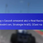 Ceny v časově omezené akci v Real Racing 3: Sledování cen, Strategie hráčů, Účast na akci