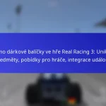 Promo dárkové balíčky ve hře Real Racing 3: Unikátní předměty, pobídky pro hráče, integrace událostí